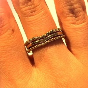 💚LOFT 3 stackable gold rings